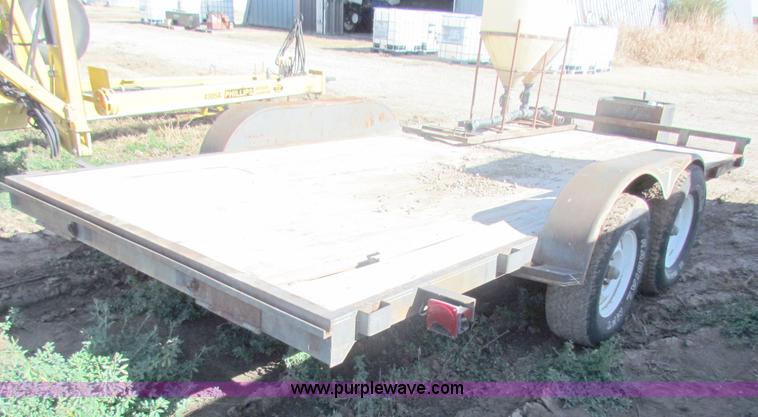 image for item D9220 2004 TEX 16' car trailer