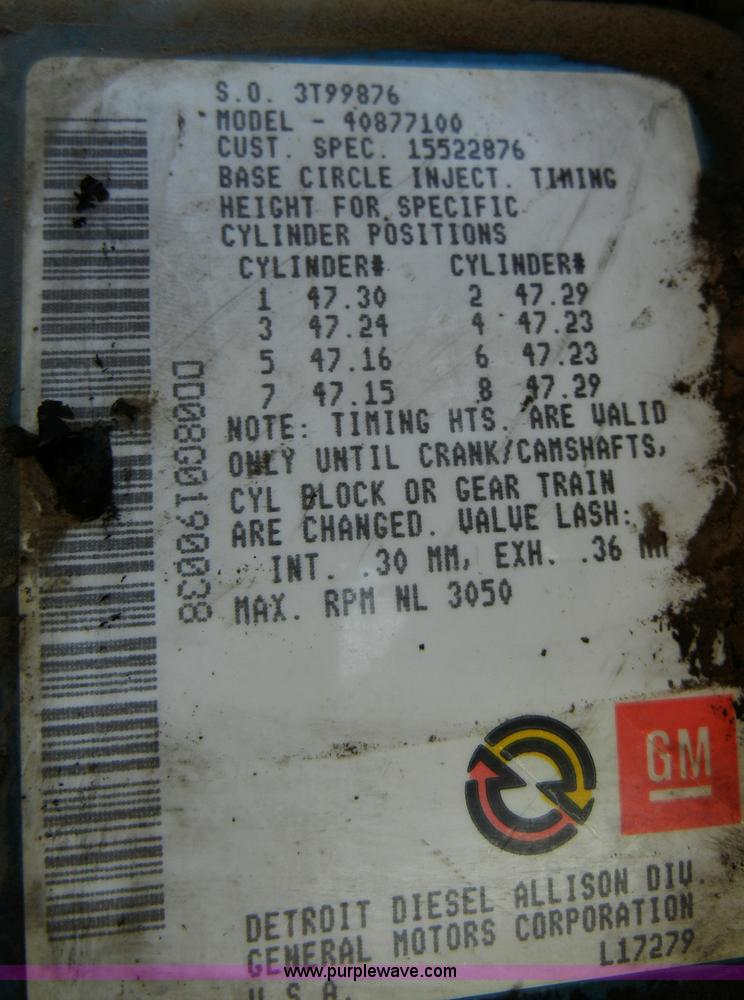 image for item A3320 1988 Chevrolet C60 grain truck