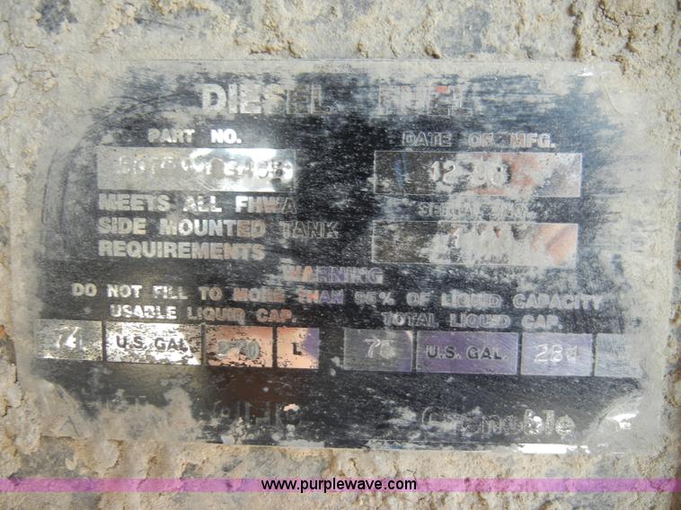 image for item A3353 1989 Mack CS250P flatbed truck