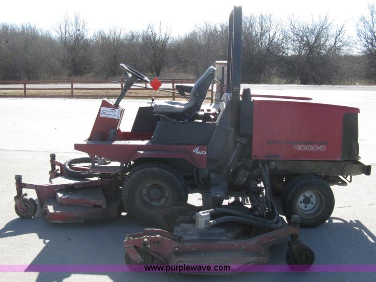 image for item A4491 2004 Toro Ground Master 4000D golf course mower