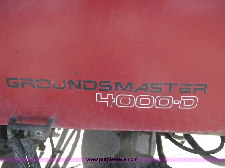 image for item A4491 2004 Toro Ground Master 4000D golf course mower