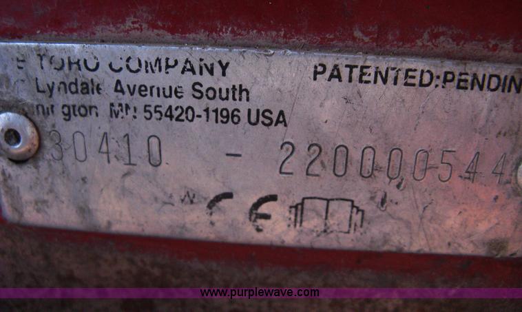 image for item A4491 2004 Toro Ground Master 4000D golf course mower