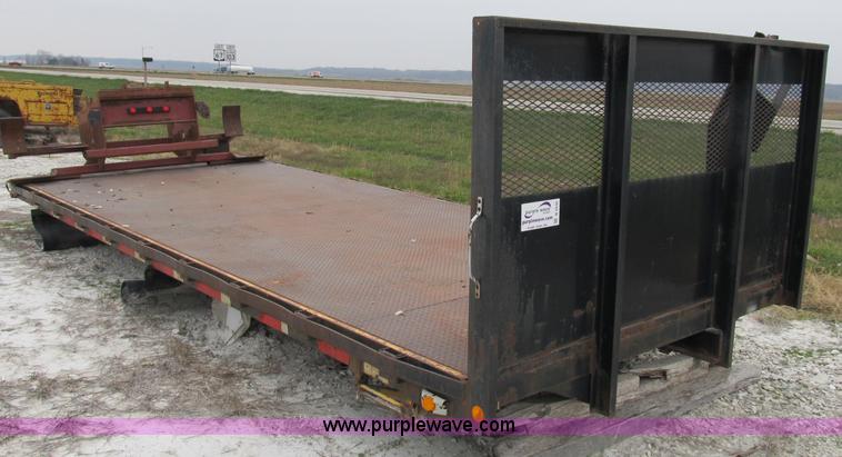 image for item B2530 20ft. steel flatbed