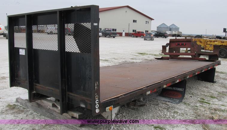 image for item B2530 20ft. steel flatbed