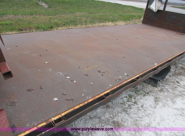 image for item B2530 20ft. steel flatbed