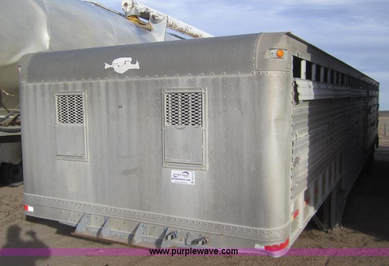 image for item B3113 1998 Eby 45' gooseneck stock trailer
