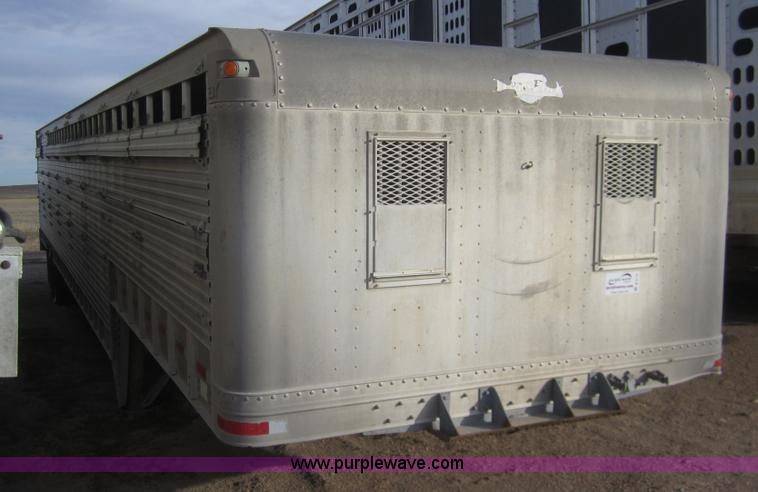 image for item B3113 1998 Eby 45' gooseneck stock trailer