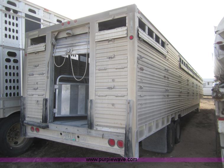 image for item B3113 1998 Eby 45' gooseneck stock trailer