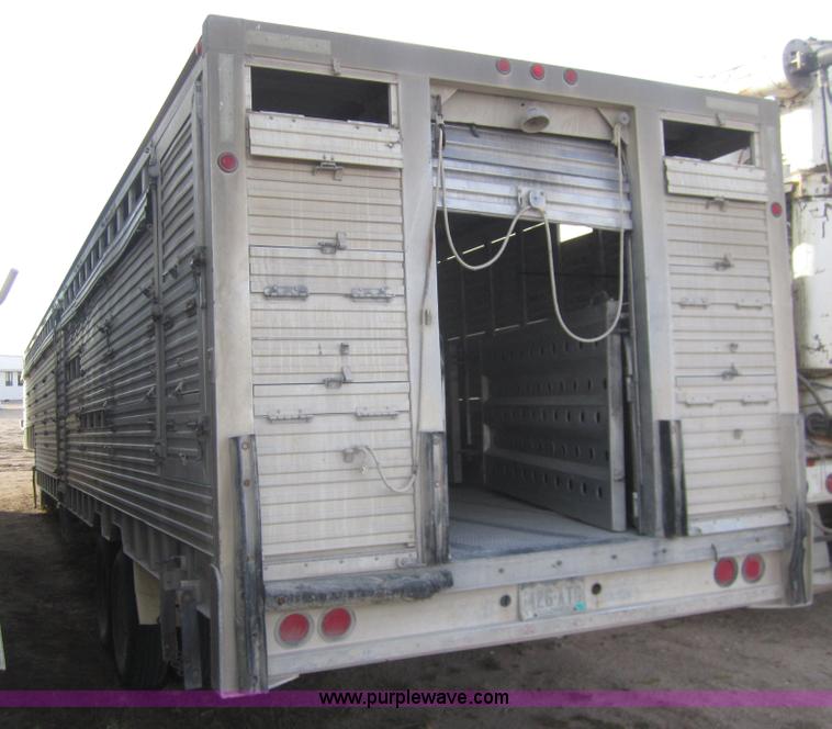 image for item B3113 1998 Eby 45' gooseneck stock trailer