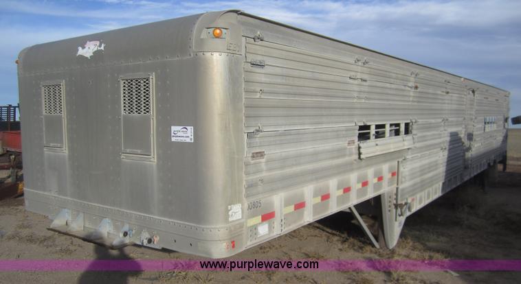 image for item B3114 1998 Eby 45' gooseneck stock trailer