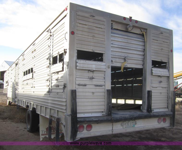 image for item B3114 1998 Eby 45' gooseneck stock trailer