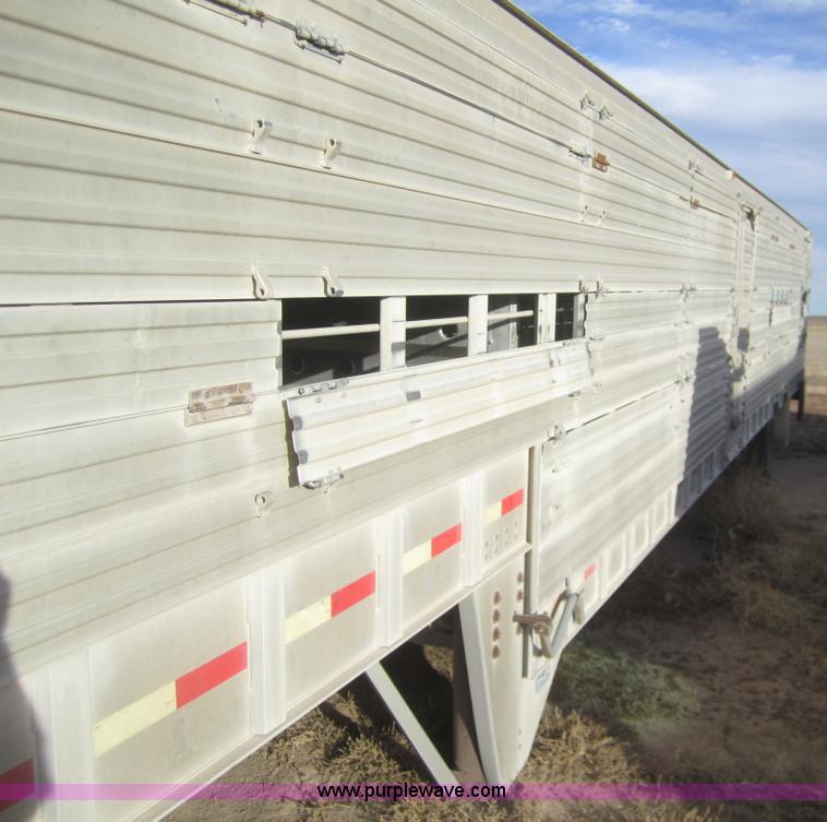 image for item B3114 1998 Eby 45' gooseneck stock trailer