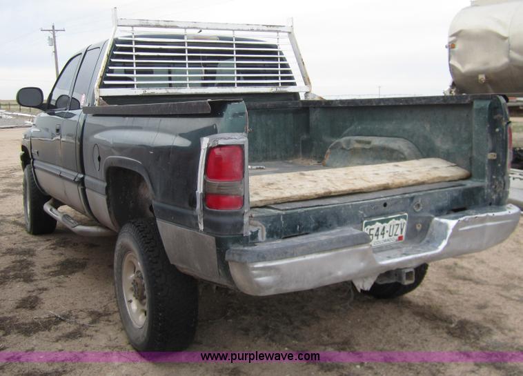 image for item B3146 2001 Dodge Ram 2500 quad cab pickup truck