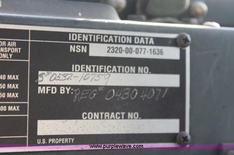 image for item B8624 1971 Kaiser 6x6 army truck