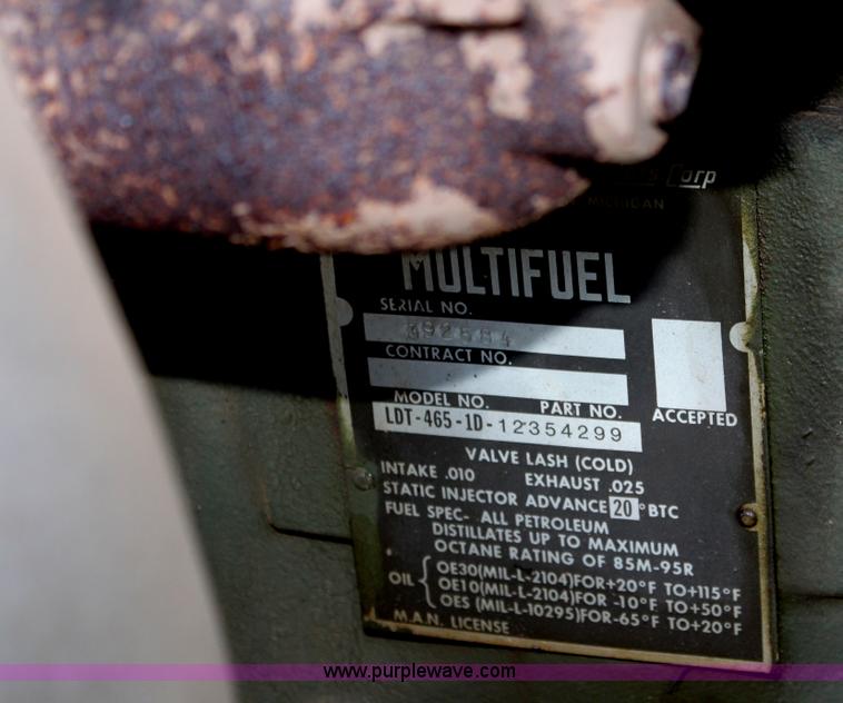 image for item B8624 1971 Kaiser 6x6 army truck