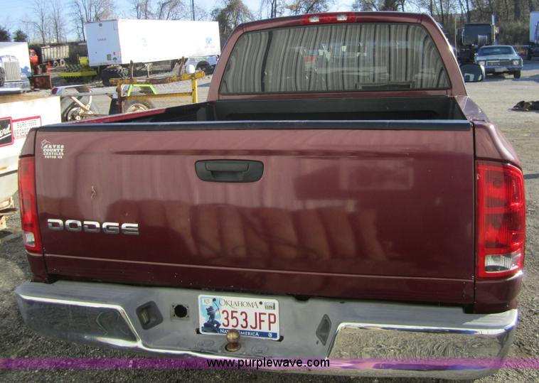 image for item C5236 2002 Dodge Ram 1500 quad cab pickup