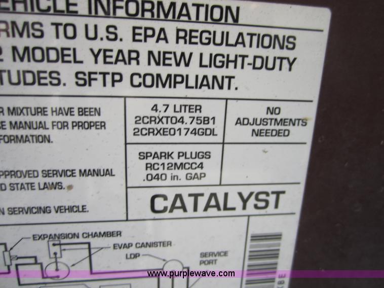 image for item C5236 2002 Dodge Ram 1500 quad cab pickup