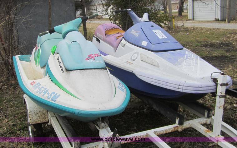 image for item C5263 (2) Jet ski's on trailer