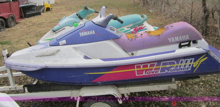 image for item C5263 (2) Jet ski's on trailer