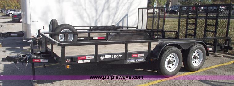 image for item C5720 2011 Sure Trac 16' equipment trailer