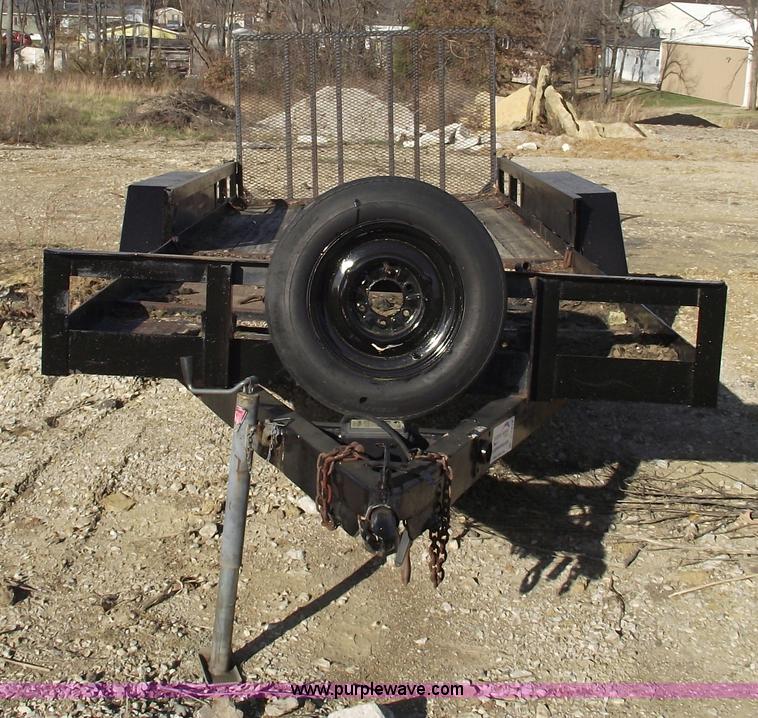 image for item C5818 1991 18' shop-built trailer