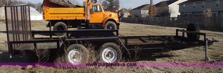 image for item C5818 1991 18' shop-built trailer