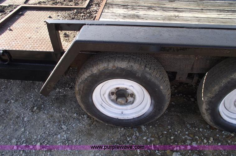 image for item C5818 1991 18' shop-built trailer