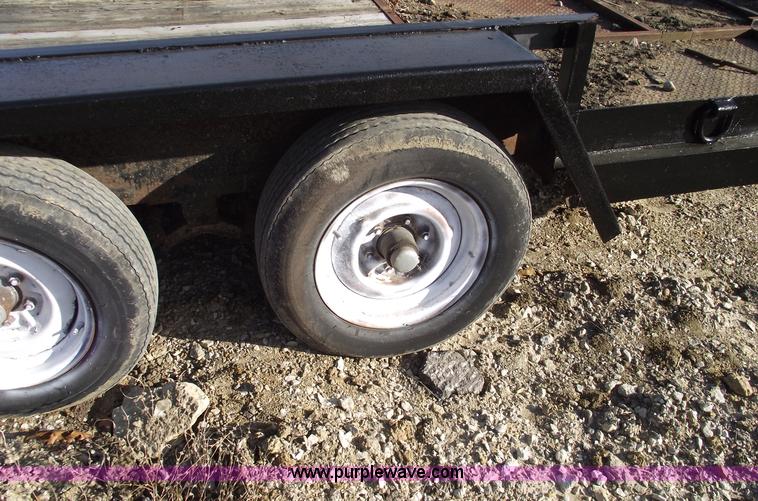 image for item C5818 1991 18' shop-built trailer