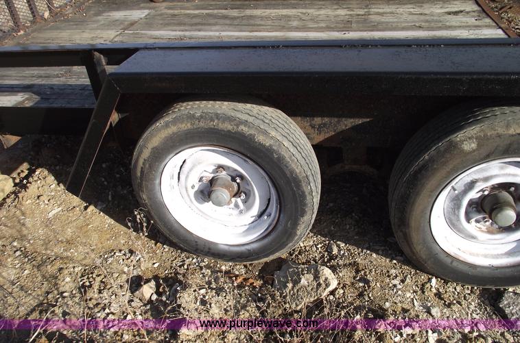 image for item C5818 1991 18' shop-built trailer