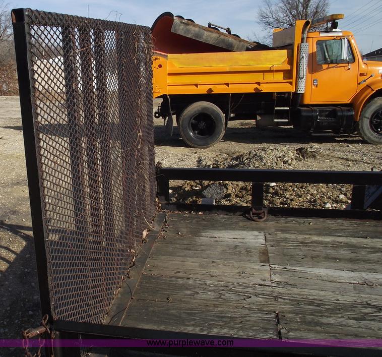 image for item C5818 1991 18' shop-built trailer