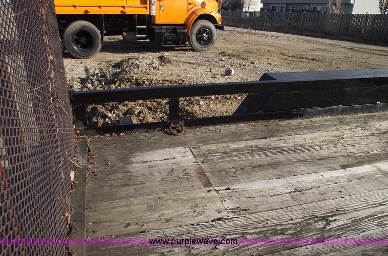 image for item C5818 1991 18' shop-built trailer