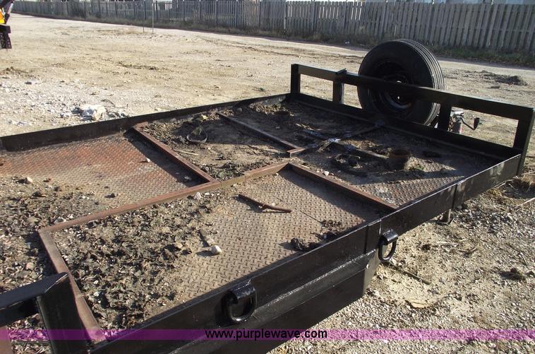 image for item C5818 1991 18' shop-built trailer