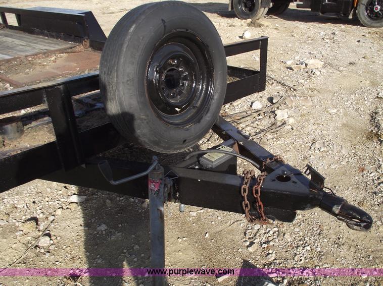 image for item C5818 1991 18' shop-built trailer