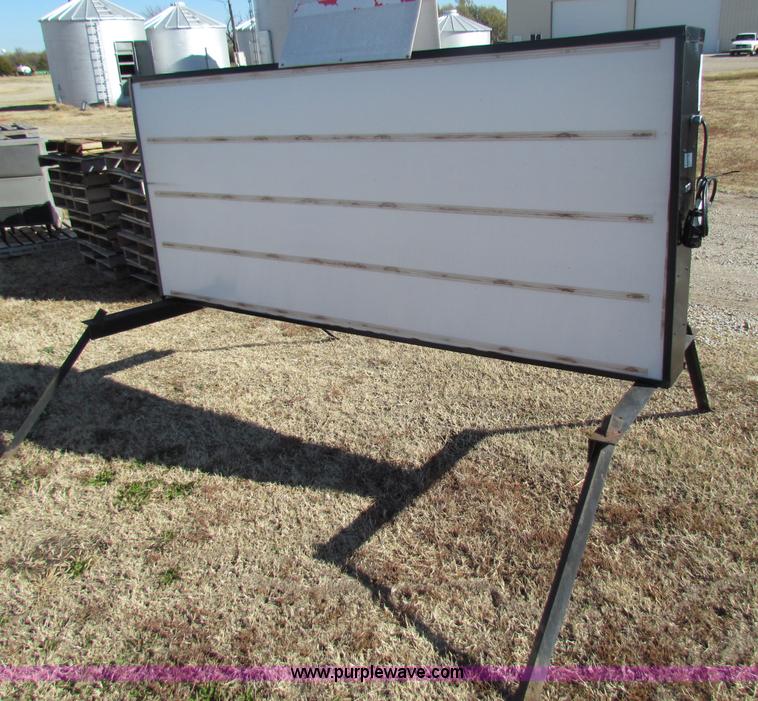 image for item D9224 4' x 8' lighted sign