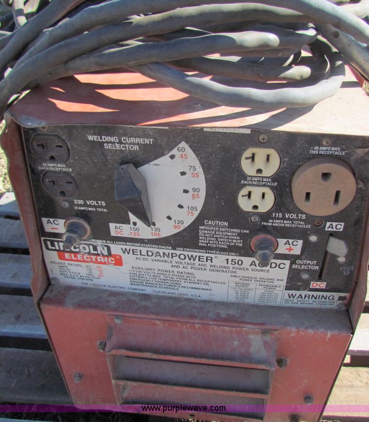 image for item D9227 Lincoln Electric Weldanpower portable welder