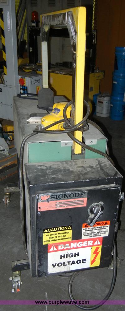 image for item H9121 Signode Tension-Weld power strapping machine