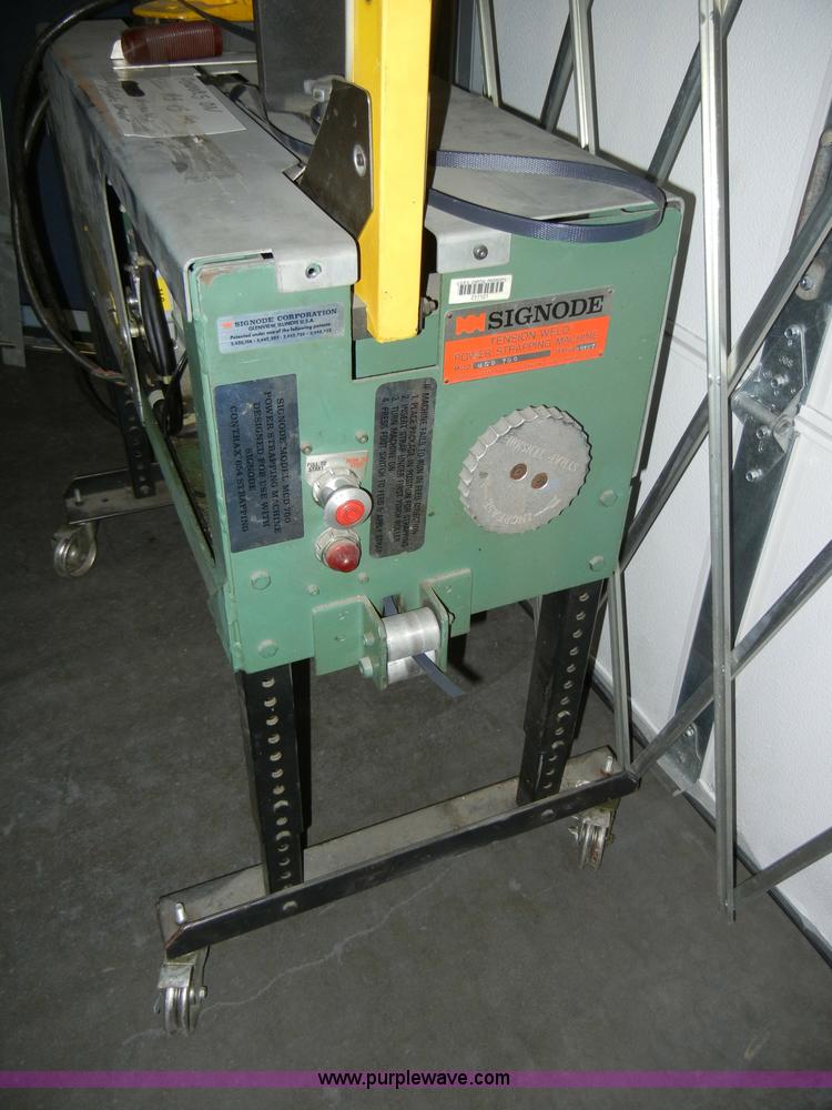 image for item H9121 Signode Tension-Weld power strapping machine