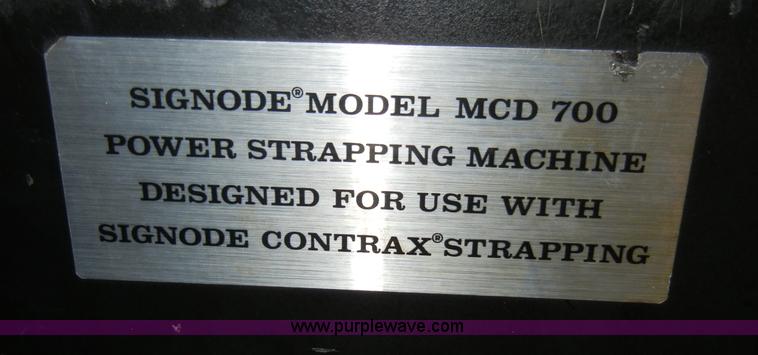image for item H9121 Signode Tension-Weld power strapping machine