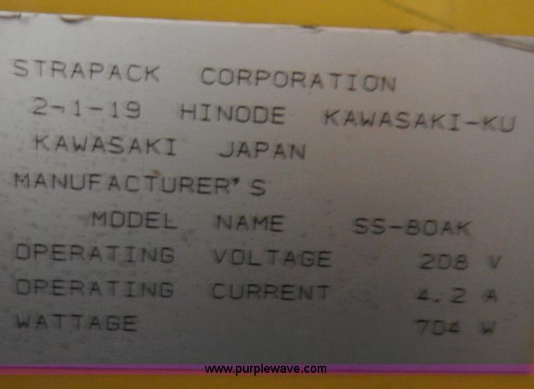 image for item H9122 Strapak SS-80AK banding machine