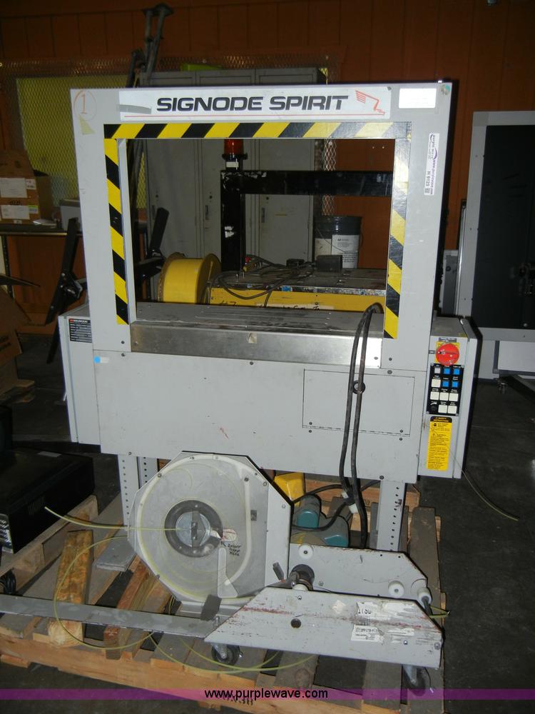 image for item H9123 Signode Spirit strapping machine