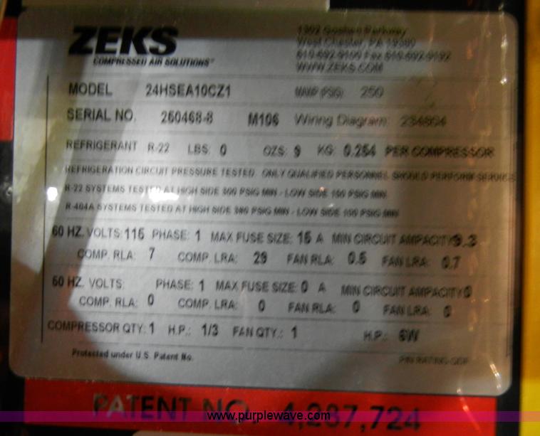 image for item H9124 (4) ZEKS HeatSink True-cycling air dryers