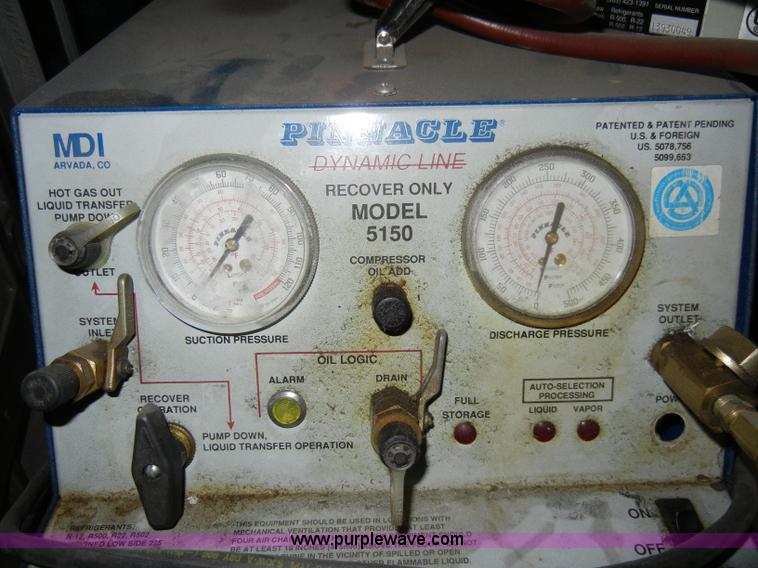 image for item H9125 (3) Pinnacle Dynamic 5150 line refrigerant recoverers