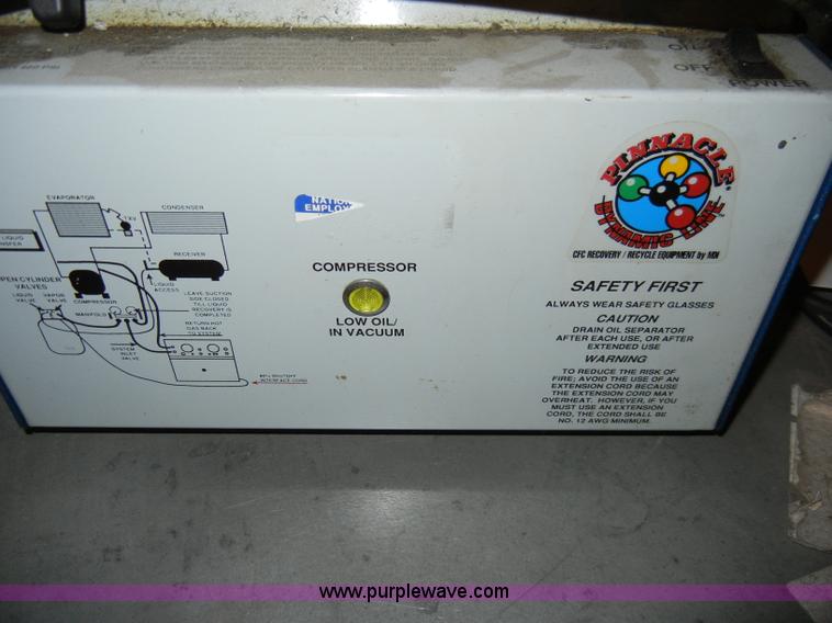 image for item H9125 (3) Pinnacle Dynamic 5150 line refrigerant recoverers