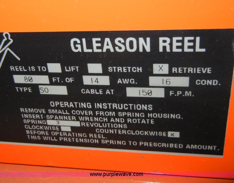 image for item H9126 Gleason hose reel