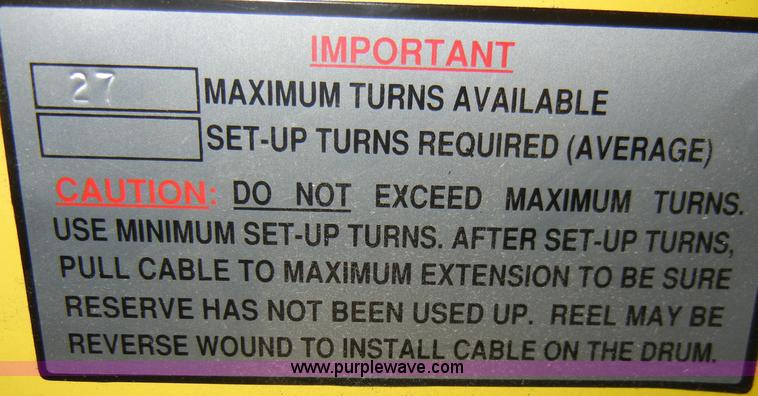 image for item H9129 Aero-Motive electric cable reel