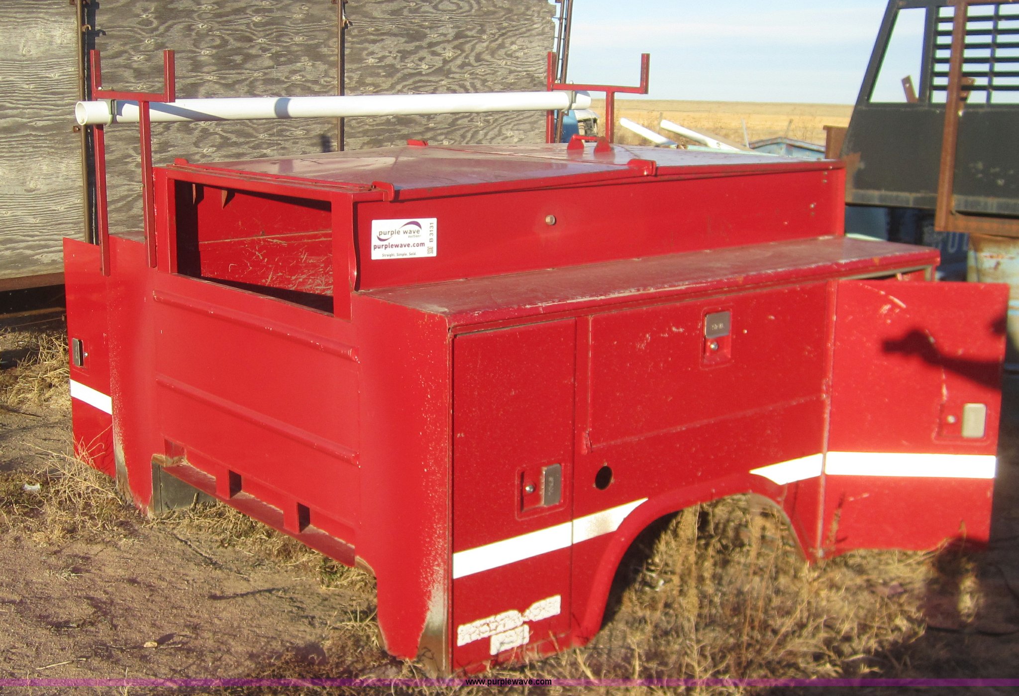 Stahl pickup truck utility bed in Holyoke, CO Item B3131 sold