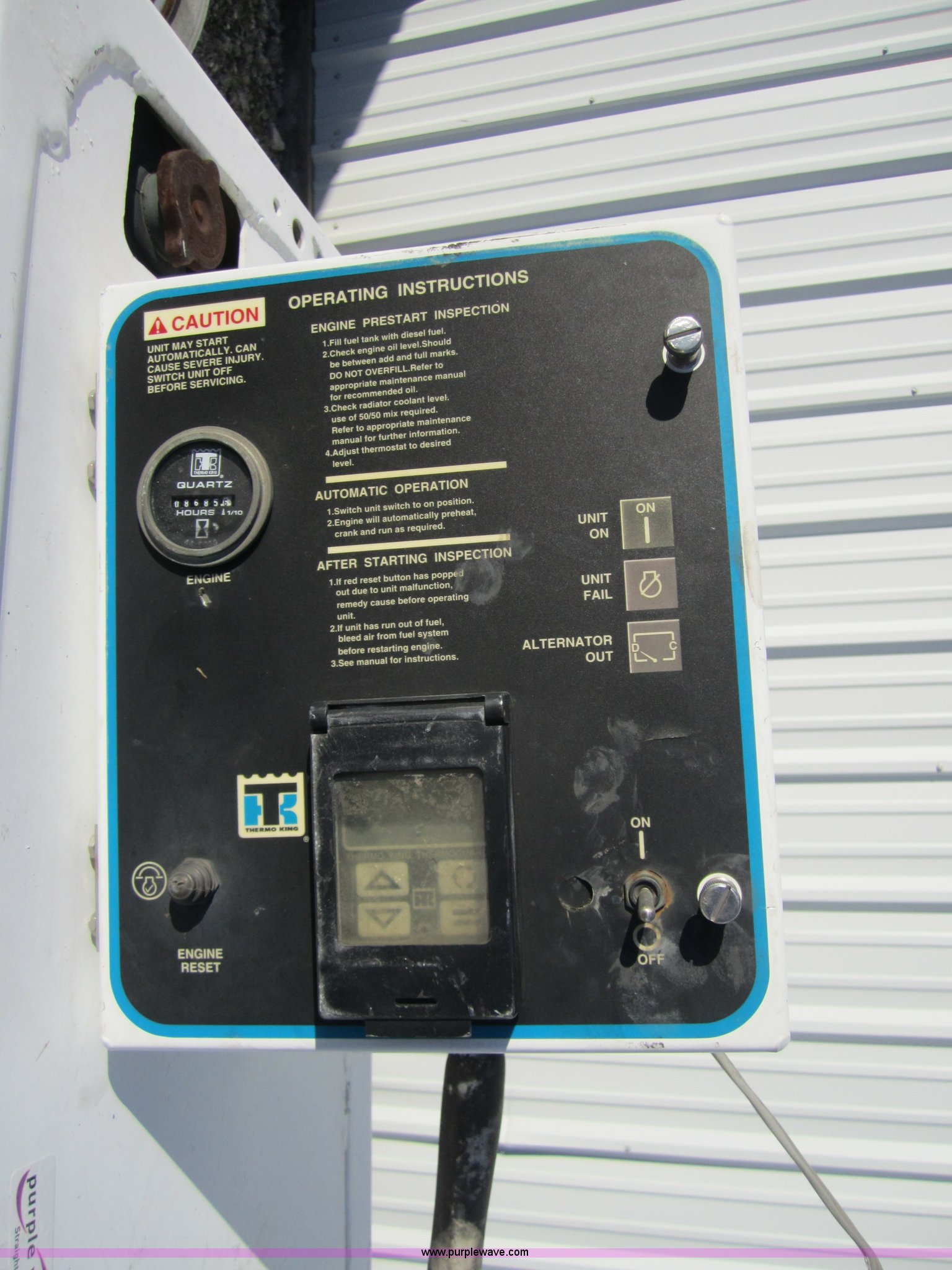 Thermo King heater unit in Tulsa, OK Item B9035 sold Purple Wave