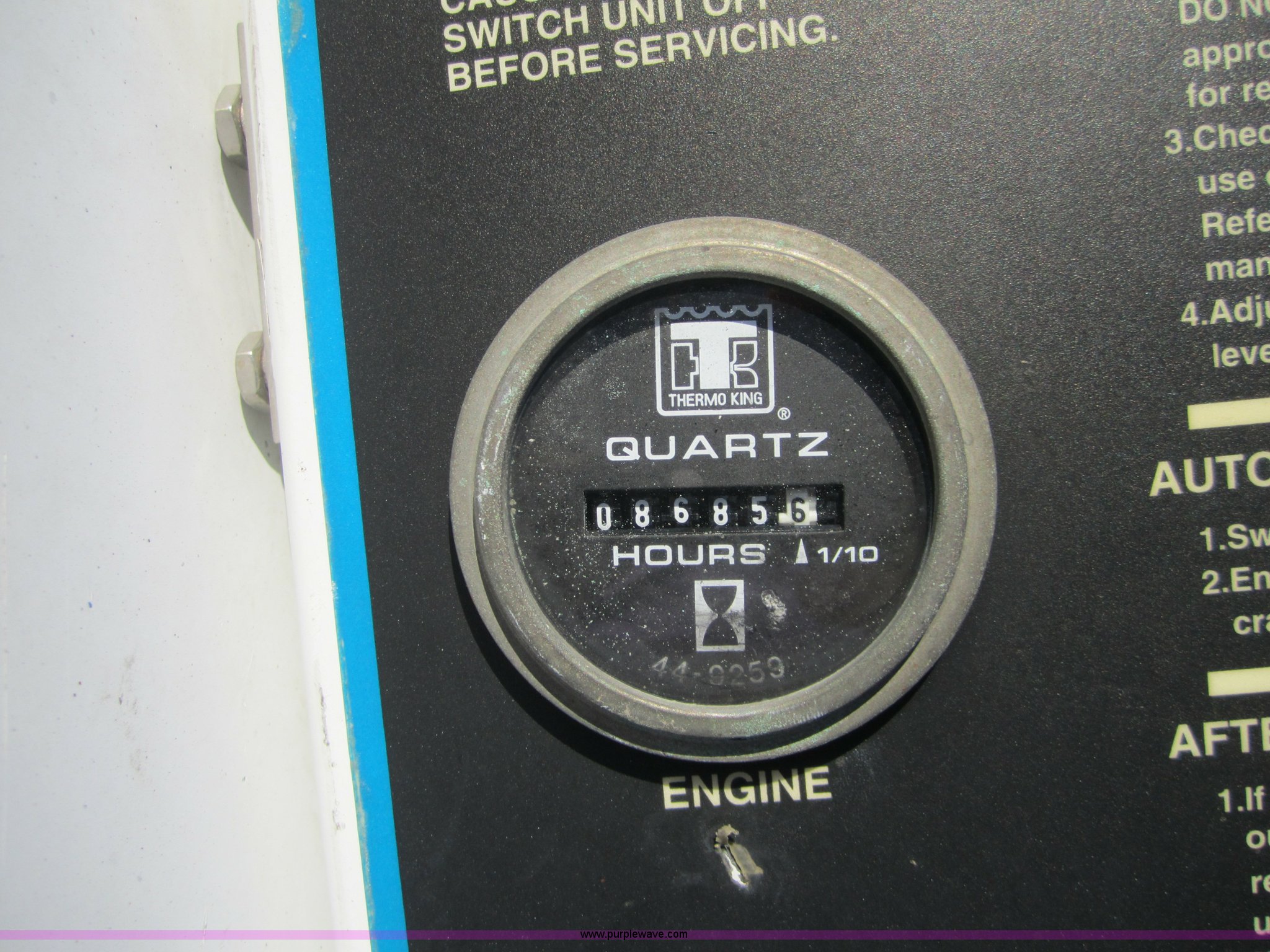 Thermo King heater unit in Tulsa, OK Item B9035 sold Purple Wave