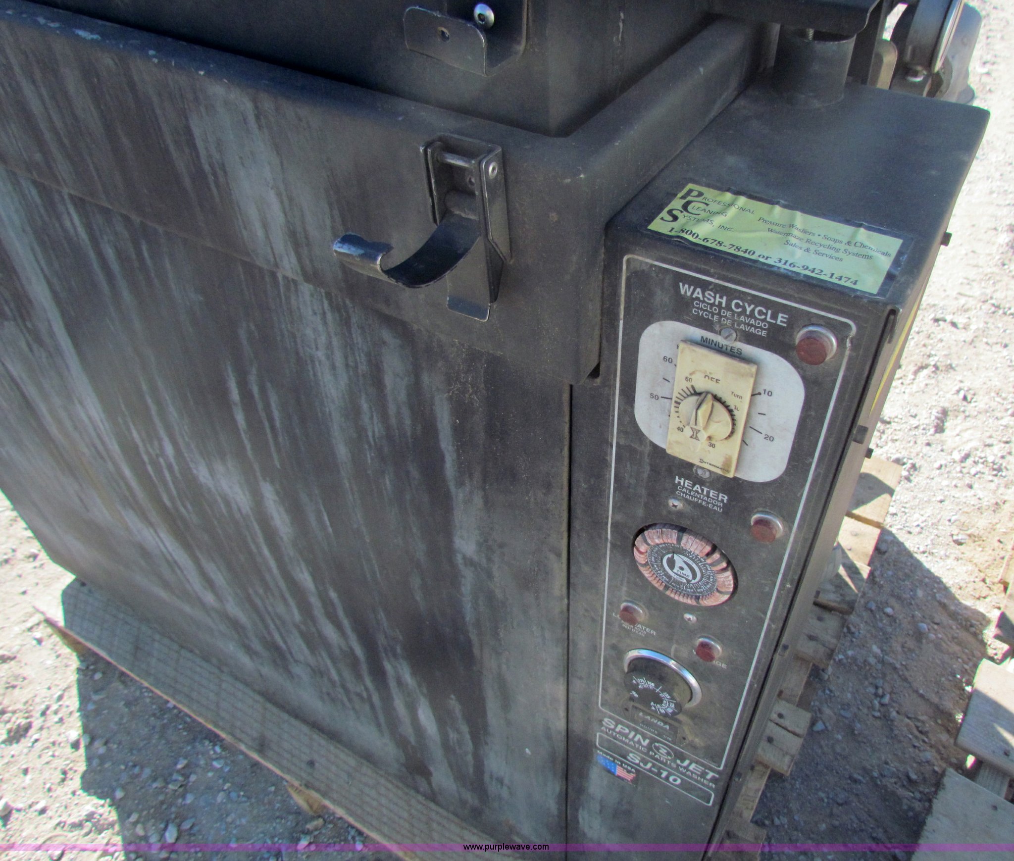 Landa SpinJet SJ10 automatic parts washer in Cunningham, KS Item