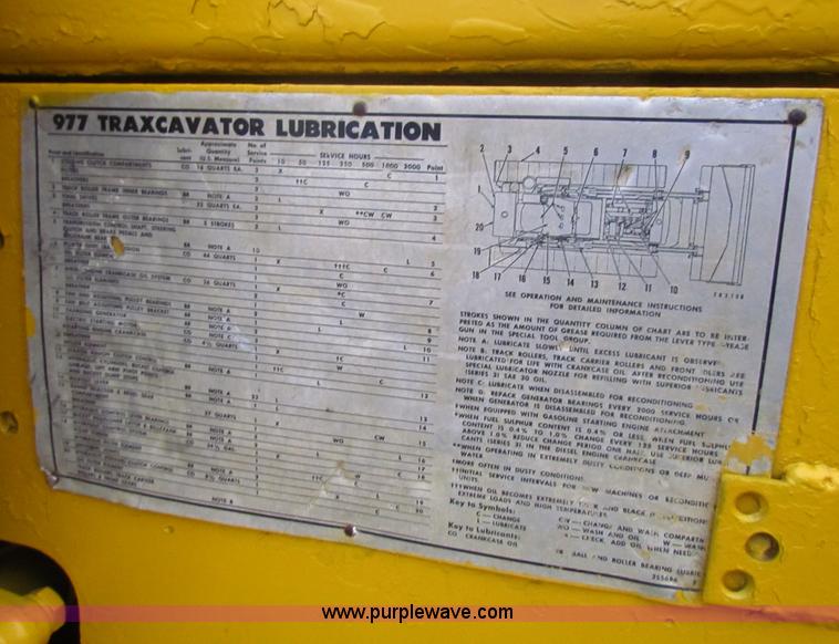 image for item A3503 Caterpillar 977 track loader